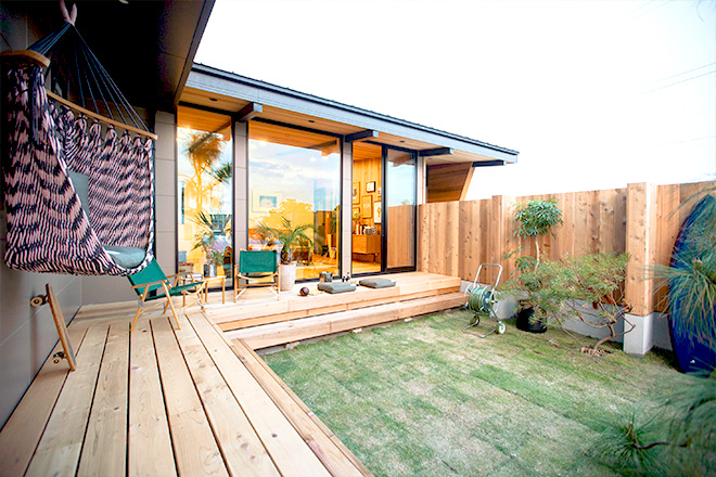 おしゃれで快適なテラス