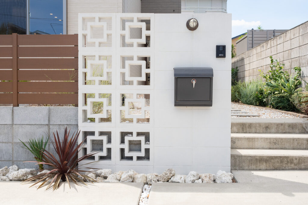 花ブロックの外観