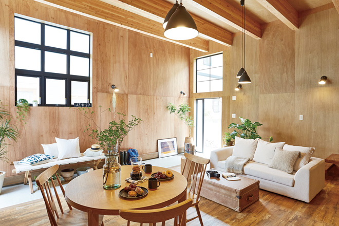 【24.55坪】プライバシーを確保した土間リビング