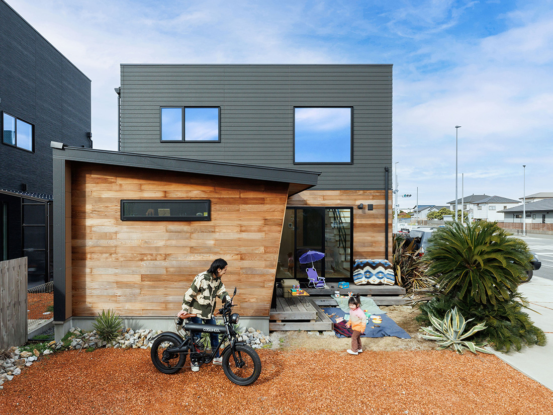 アメリカンローカルハウスをイメージした外観デザイン